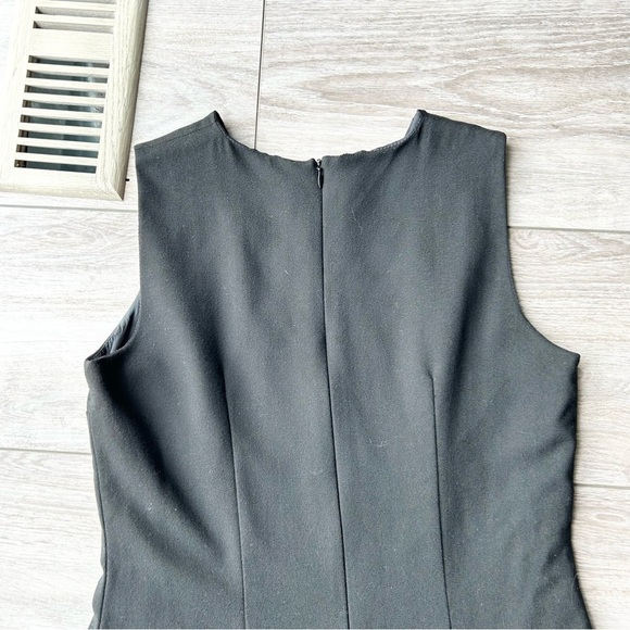 Vintage Louben Pure  Wool Sleeveless Sheath Dress - Picture 10 of 11